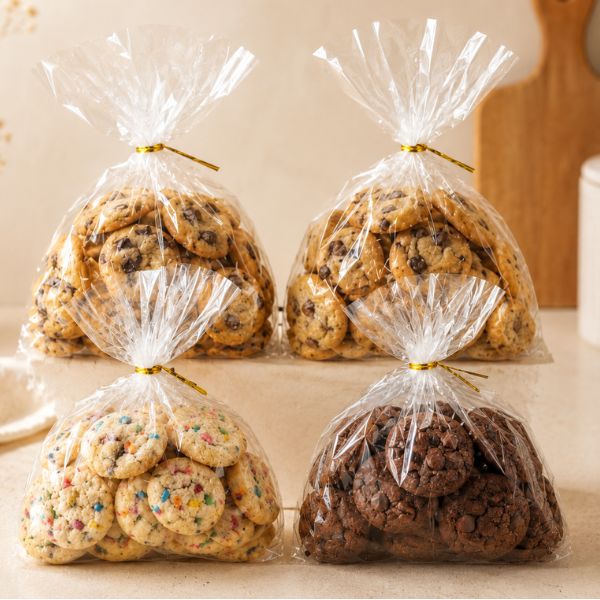 Graduation mini cookie box with kid-friendly mini cookies